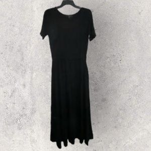 Karen Kane black T-shirt dress with elastic waist size extra large NWOT